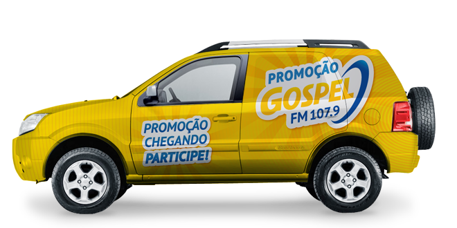 Gospel FM Rio - Sinalização de Frota - Ecosport