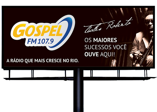 Gospel FM Rio - Outdoor Thalles Roberto